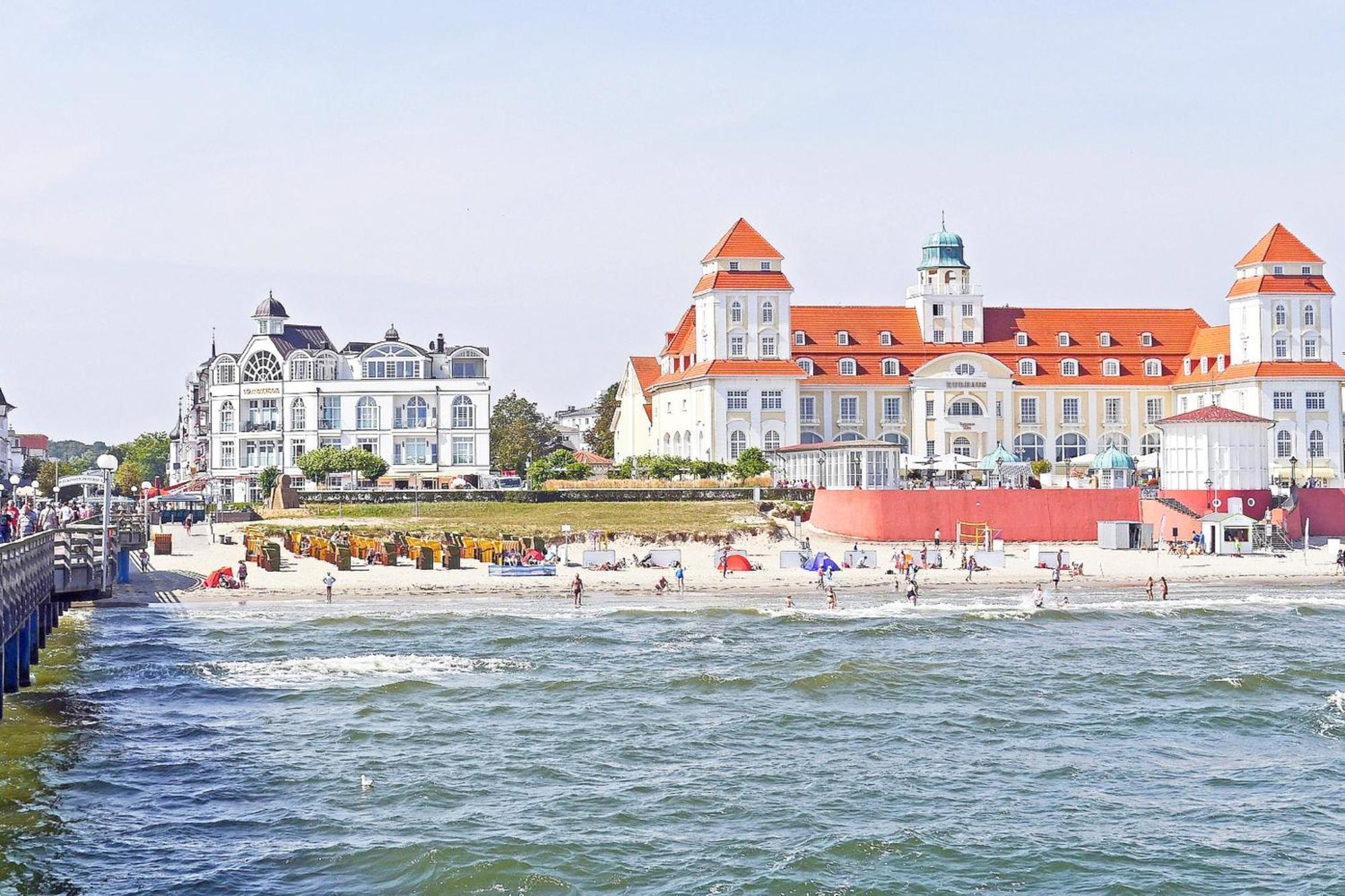 Aparthotel Ostsee Fewo 36 Balkon, Meerblick, Strand Остзебад Бинц Экстерьер фото